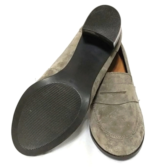 G.H. BASS CO. GRAY SUEDE OXFORD PUMPS SIZE 7.5 - Picture 7 of 12